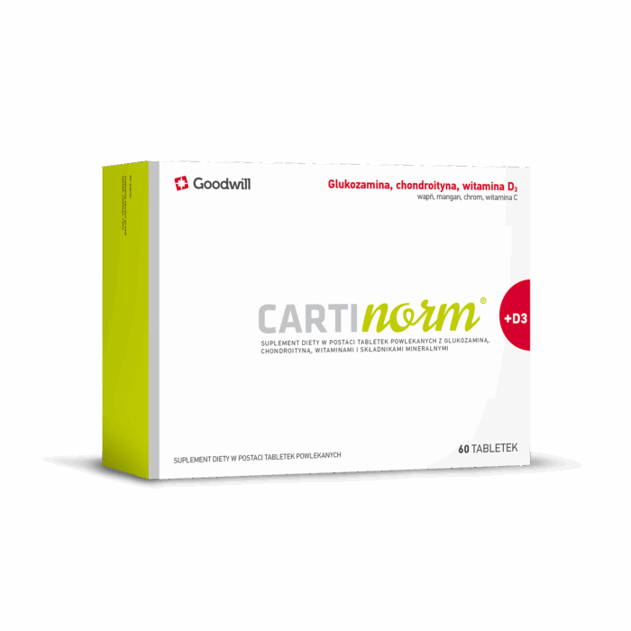 Cartinorm®+D3 60 tabletek