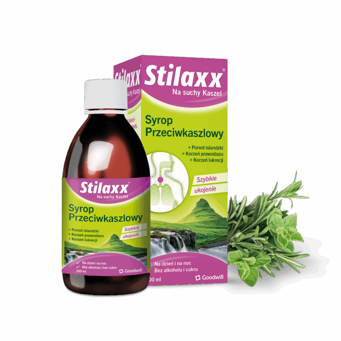 Stilaxx® Syrop Przeciwkaszlowy - syrop na suchy kaszel